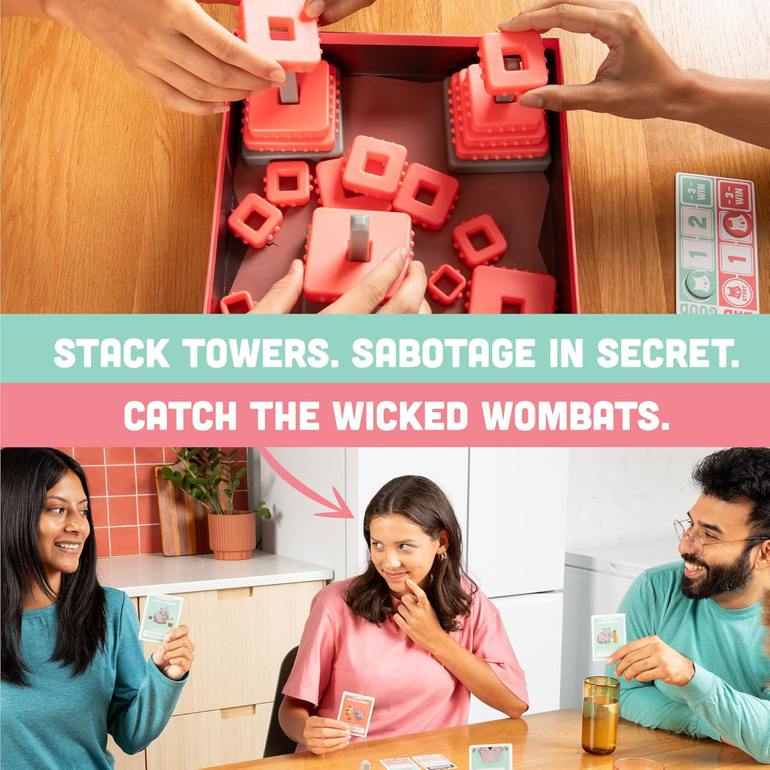 Exploding Kittens Hand to Hand Wombat Card Game by Fun Family Card Games for Adults Teens & Kids - F