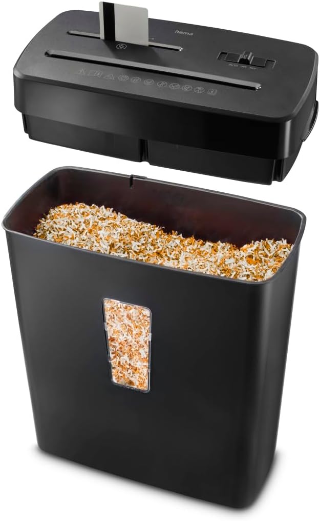 Aktenvernichter Prime M50CD-B, Schredder mit Sicherheitsstufe P5 T2 E2 O1