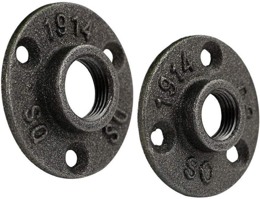 UKCOCO 10 Stück 1 Herdplattenspaltabdeckung Metallhalter Möbelflansch Selber Machen Industriell Bode