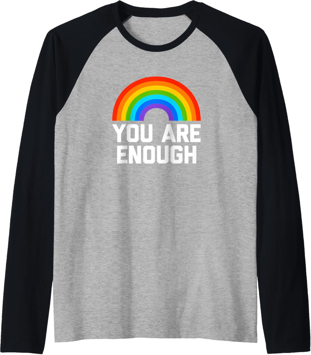 You Are Enough T-Shirt Lustiger Spruch Sarkastisch Neuheit Cool Raglan