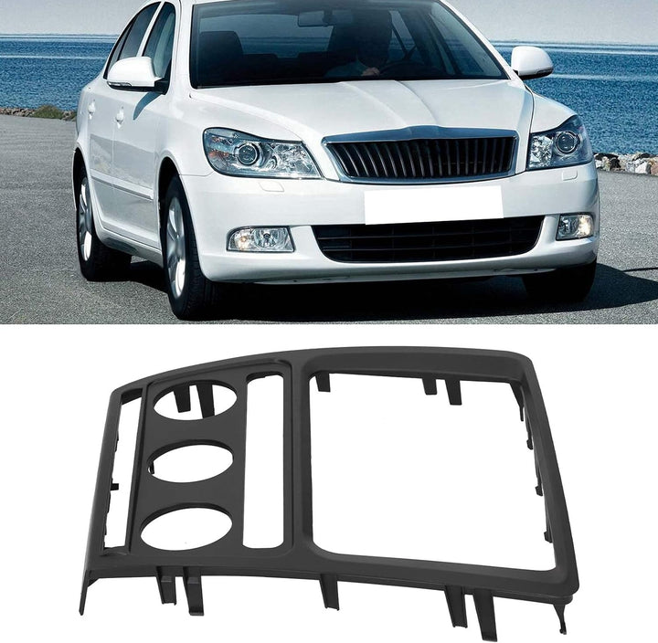 Yctze Double Din Radio Stereo Dash Installationsverkleidungssatz, 2 Din GPS-Panel-Rahmen Passend für