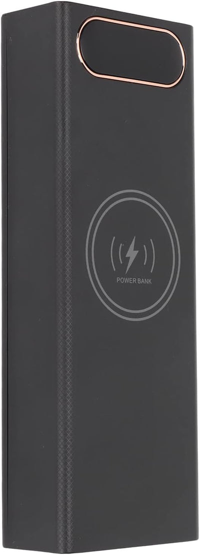 01 02 015 DIY Power Bank, ABS Compact Portable 18650 Batteriebox für alle Handymodelle(Schwarz), Sch