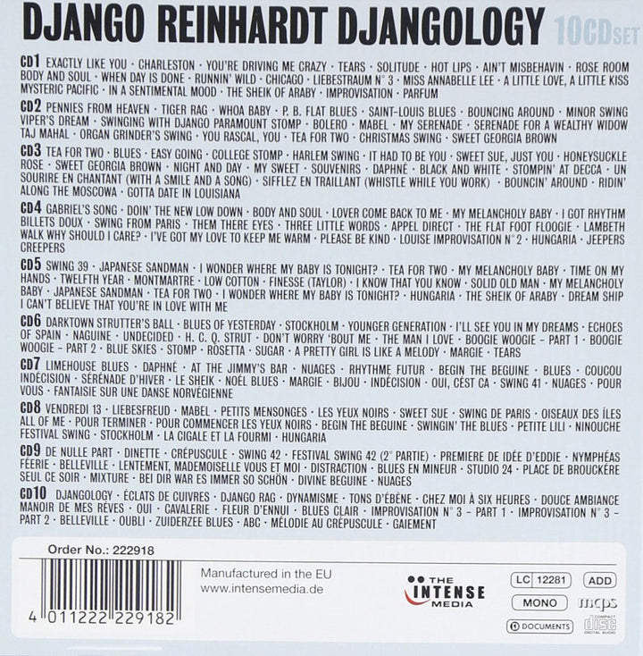 Djangology, Audio-CD