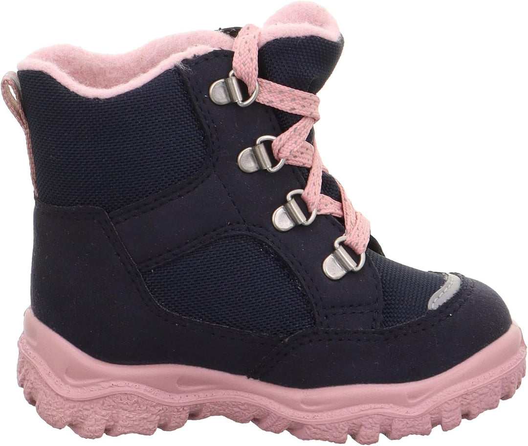 Superfit Mädchen HUSKY1 warm gefütterte Gore-Tex Schneestiefel 19 EU Blau Rosa 8010, 19 EU Blau Rosa