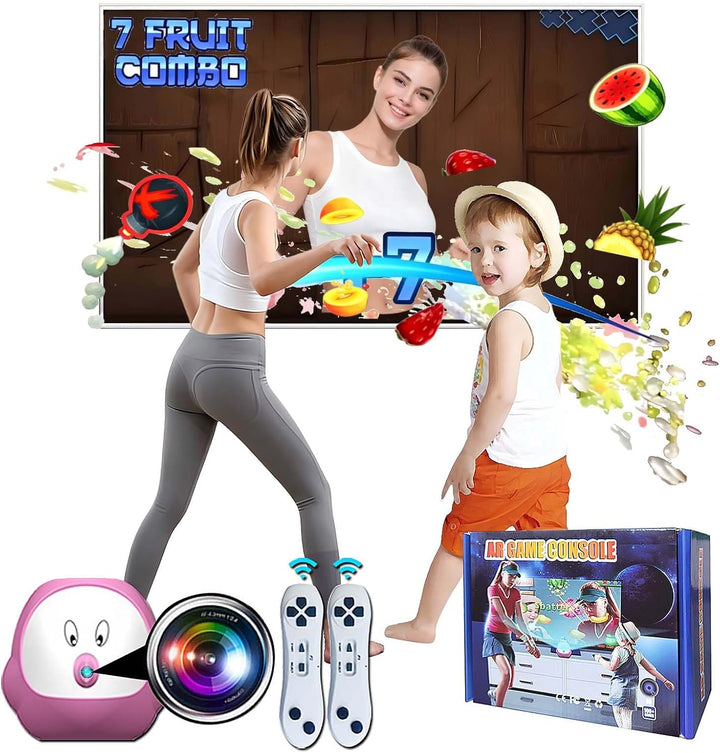 Spielekonsole für Kinder und Erwachsene, HD-Retro-Videospielsystem mit 900+ Spielen, 17 Kamera-AR-Sp