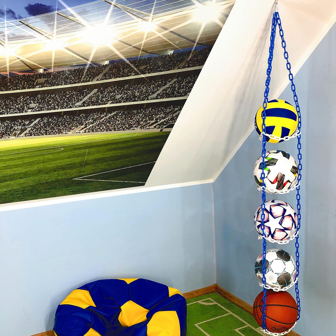 Vailantes Universal-Ballhalter für Basketball, Fussball, Volleyball - Ballaufhänger - Aufbewahrung v