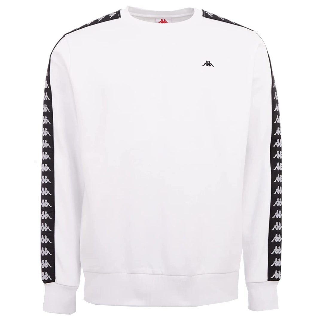 Kappa Herren Kappa sweatshirt 17 11-0601-weiss, 17 11-0601-weiss