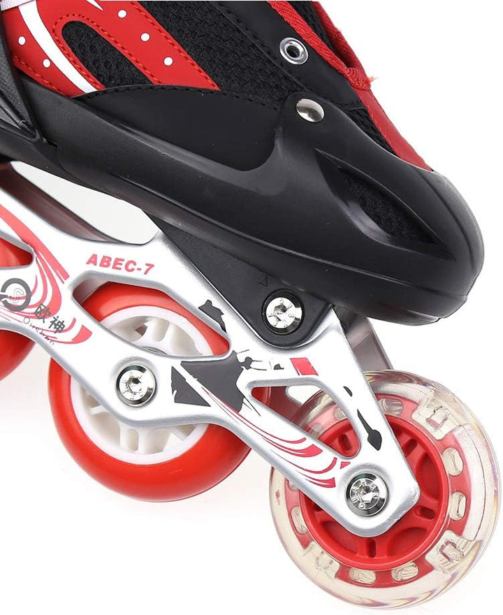 Inline-Skates, Rollschuhe, Schlittschuhe, Inline-Skates mit verstellbarer Grösse, für Kinder, Jugend