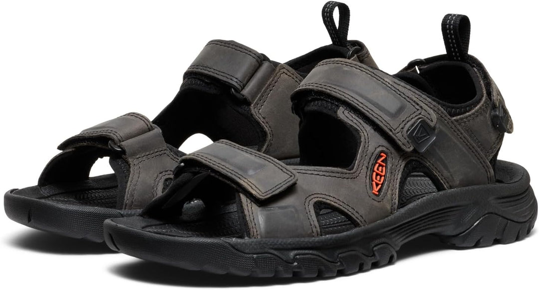 KEEN Herren Targhee 3 Open Toe Sandalen 44.5 EU Grey Black, 44.5 EU Grey Black