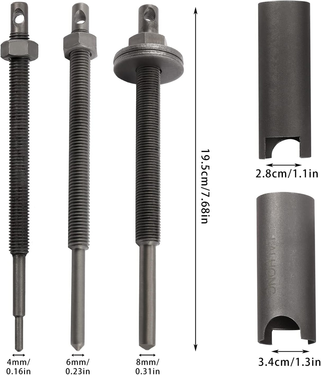 9-30mm Motorrad Lager Abzieher Set Innenlager Rad Entferner Reparatur Werkzeug Set, Radlager Motorra