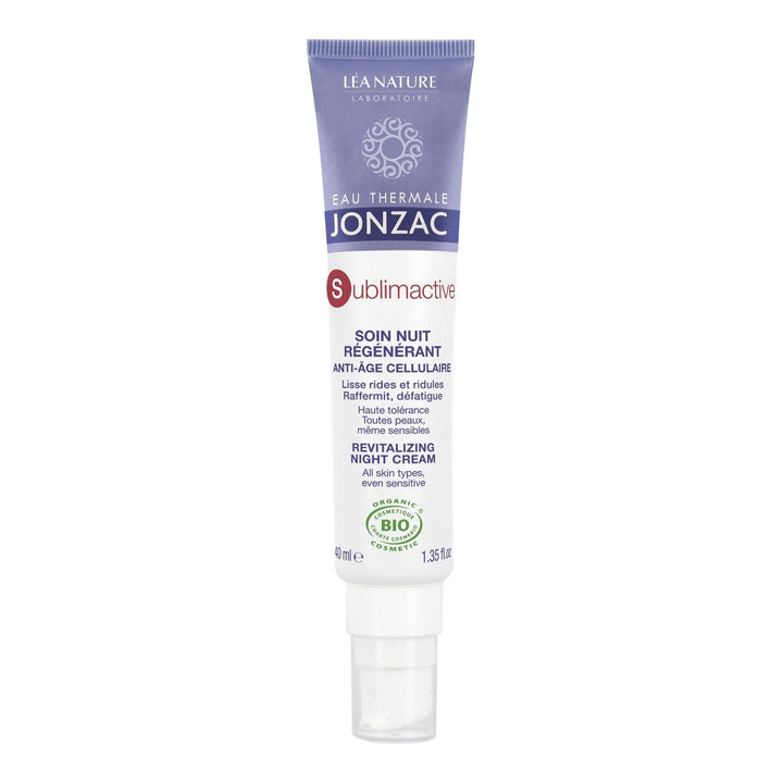 Eau Thermale Jonzac Organic Cosmetic Sublimactive Cellular Anti-Aging Nachtcreme, 40 ml
