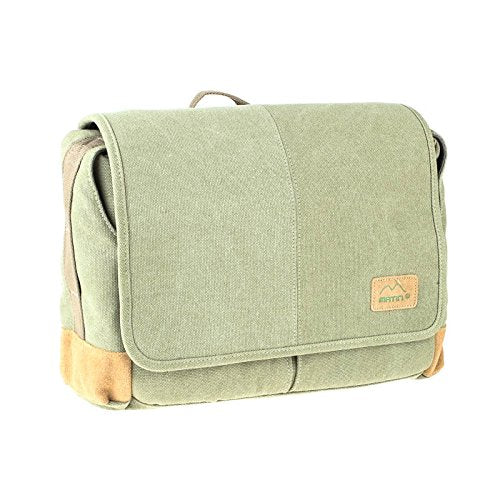 Enjoyyourcamera Matin M-9759 Balade Bag 300 Canvas-Fototasche für DSLR/DSLM-Kameras grün, Grün