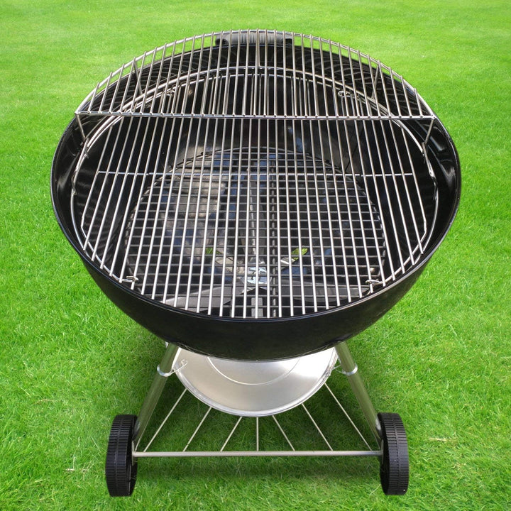 GFTIME 52,3cm Warmhalterost Rund für Weber 57cm Holzkohlegrills, Weber One-Touch, Performer, Grillen