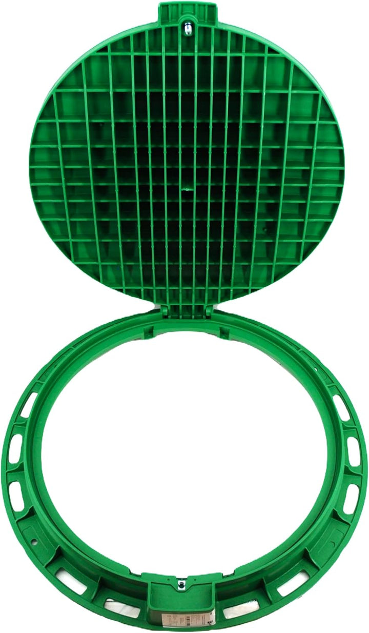 Megaa store Kanaldeckel Kunstoffdeckel Schachtdeckel DN600 Gully Brunnendeckel Kunststoffschacht Sch