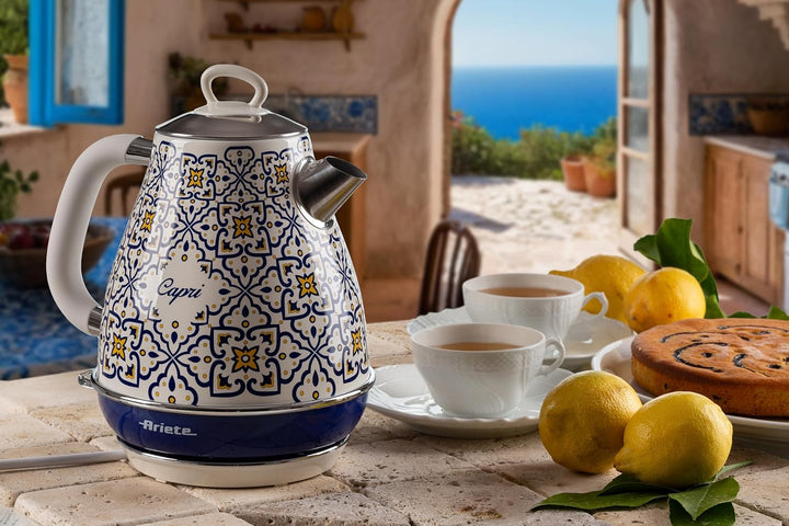 Ariete Wasserkocher 2869, Capri ‎blau und Weiss, ‎blau und Weiss