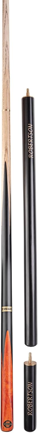 Robertson Snookerqueue, 3 Modelle, Profi Snooker Cue 2-teilig mit Verlängerung, Eschenholz, 9 mm Tip