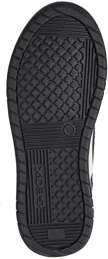 Geox Jungen J Perth Boy B Sneakers 31 EU Black White, 31 EU Black White