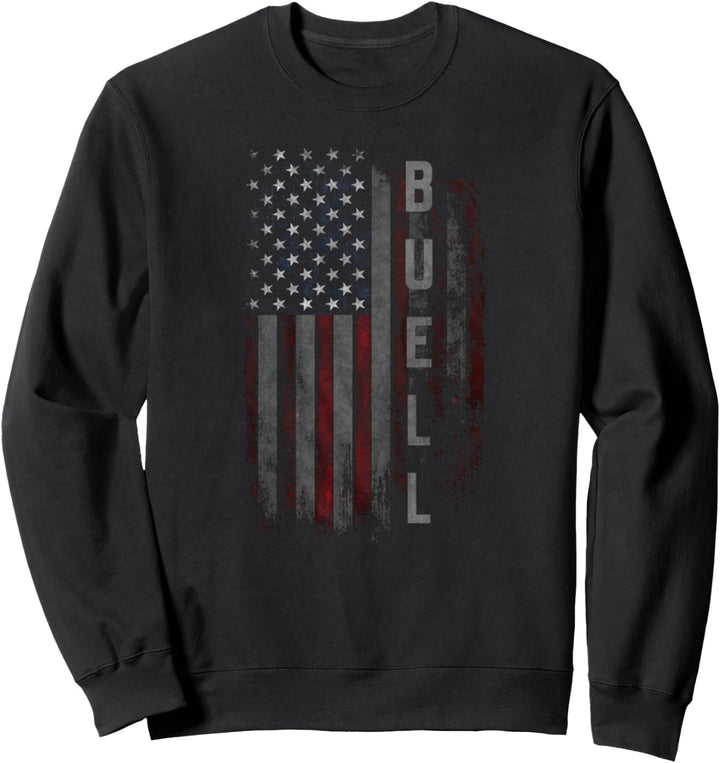 Buell Family American Flag T-Shirt Geschenk für Männer Sweatshirt