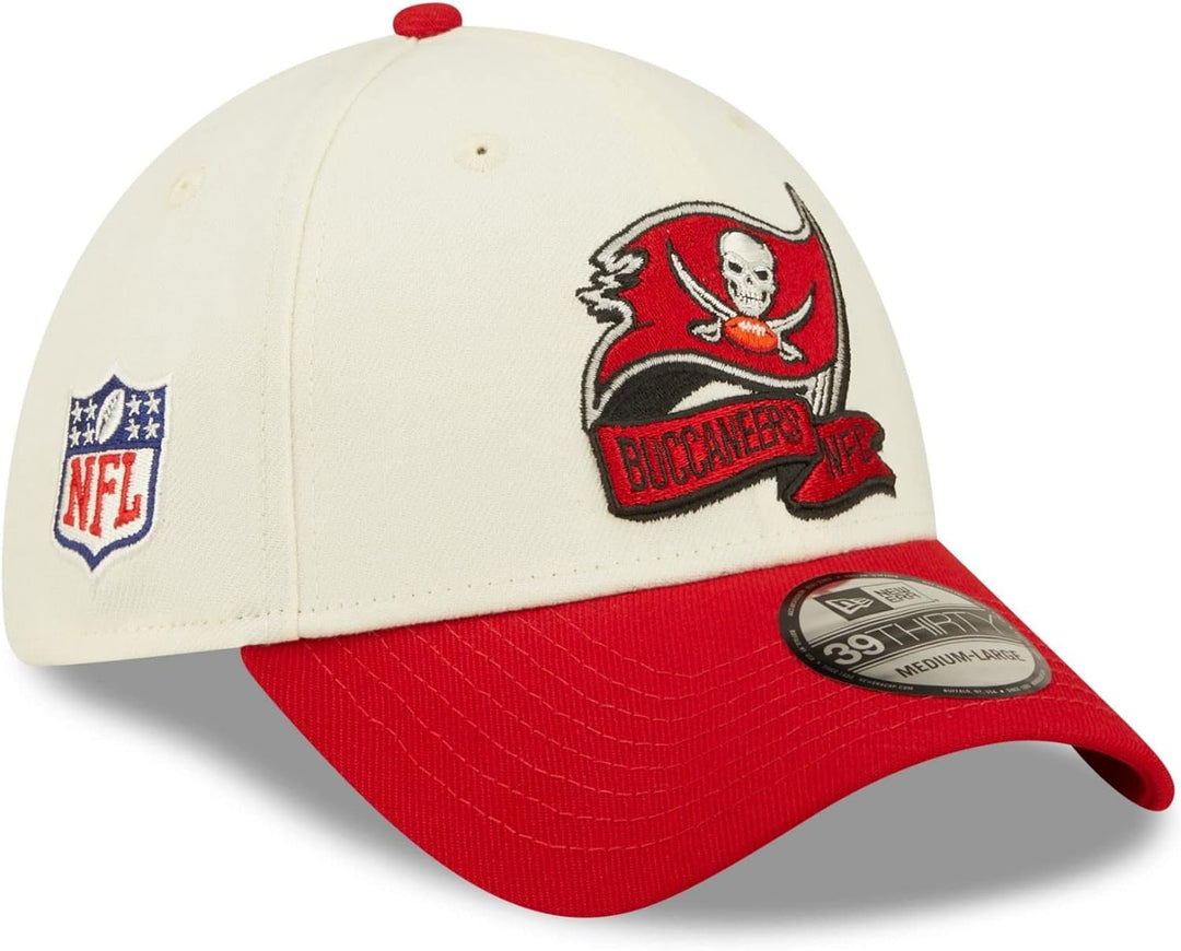 New Era NFL 2022-2023 Sideline 39Thirty Stretch Cap NFL Fankappe alle Teams in Chrome Weiss und Team