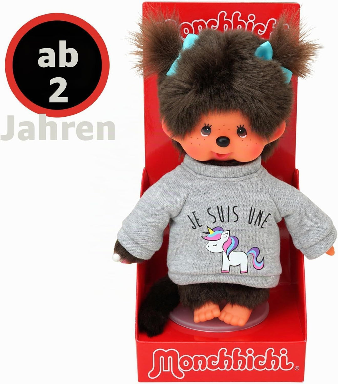 Bandai CPDO151 Monchhichi Sweatshirt Tendance, farblich sortiert, Mehrfarbig