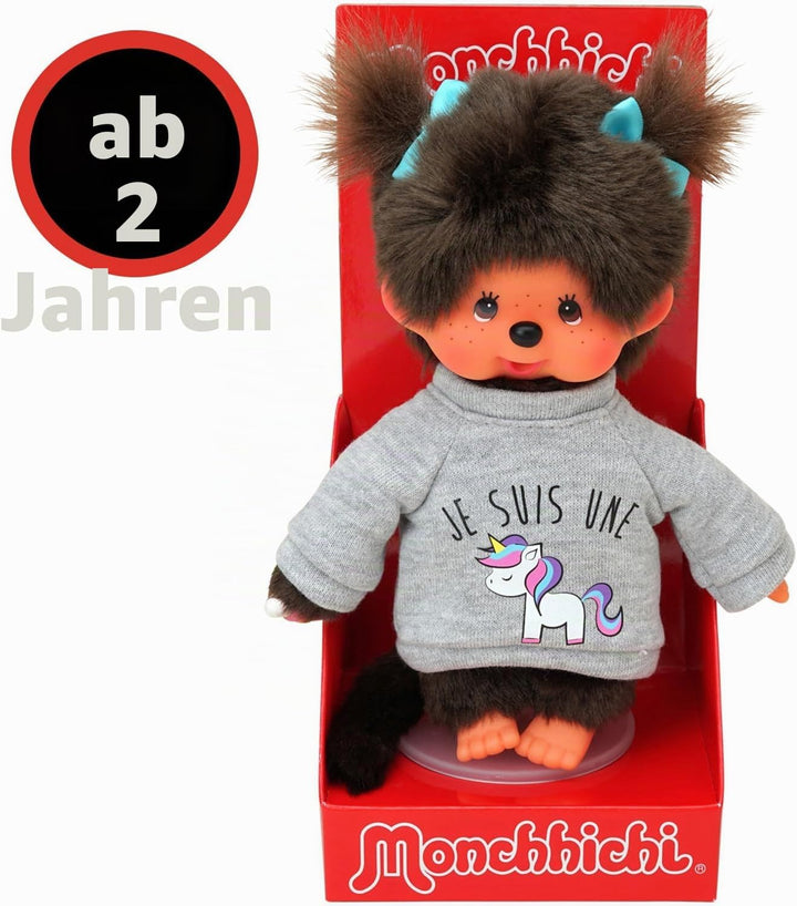 Bandai CPDO151 Monchhichi Sweatshirt Tendance, farblich sortiert, Mehrfarbig