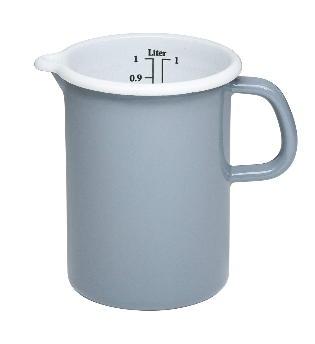 Riess, 0338-065, Küchenmass 9, CLASSIC - PURE GREY, 10 cm Durchmesser, Höhe 14.8 cm, Inhalt 1 Liter,