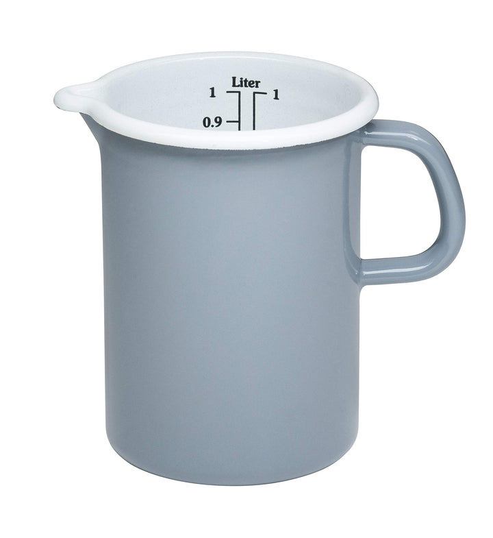 Riess, 0338-065, Küchenmass 9, CLASSIC - PURE GREY, 10 cm Durchmesser, Höhe 14.8 cm, Inhalt 1 Liter,