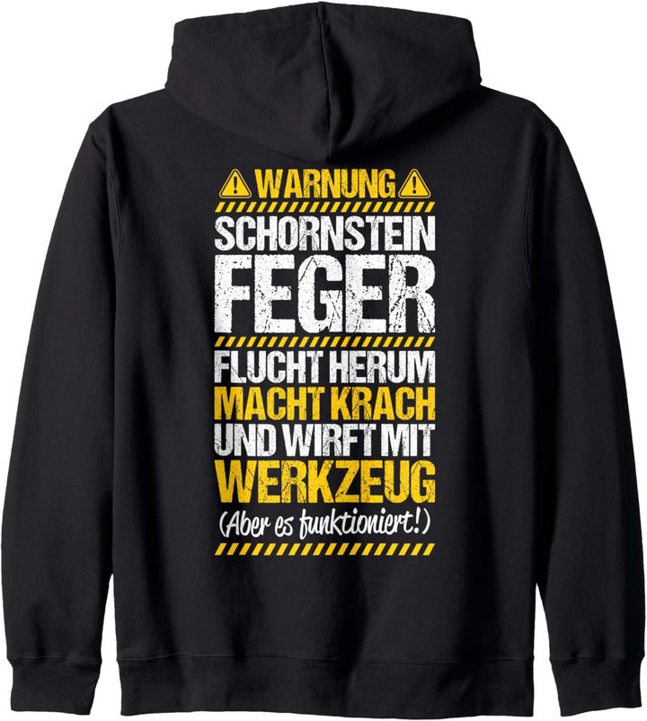 Wirft Mit Werkzeug Schornsteinfeger Kapuzenjacke