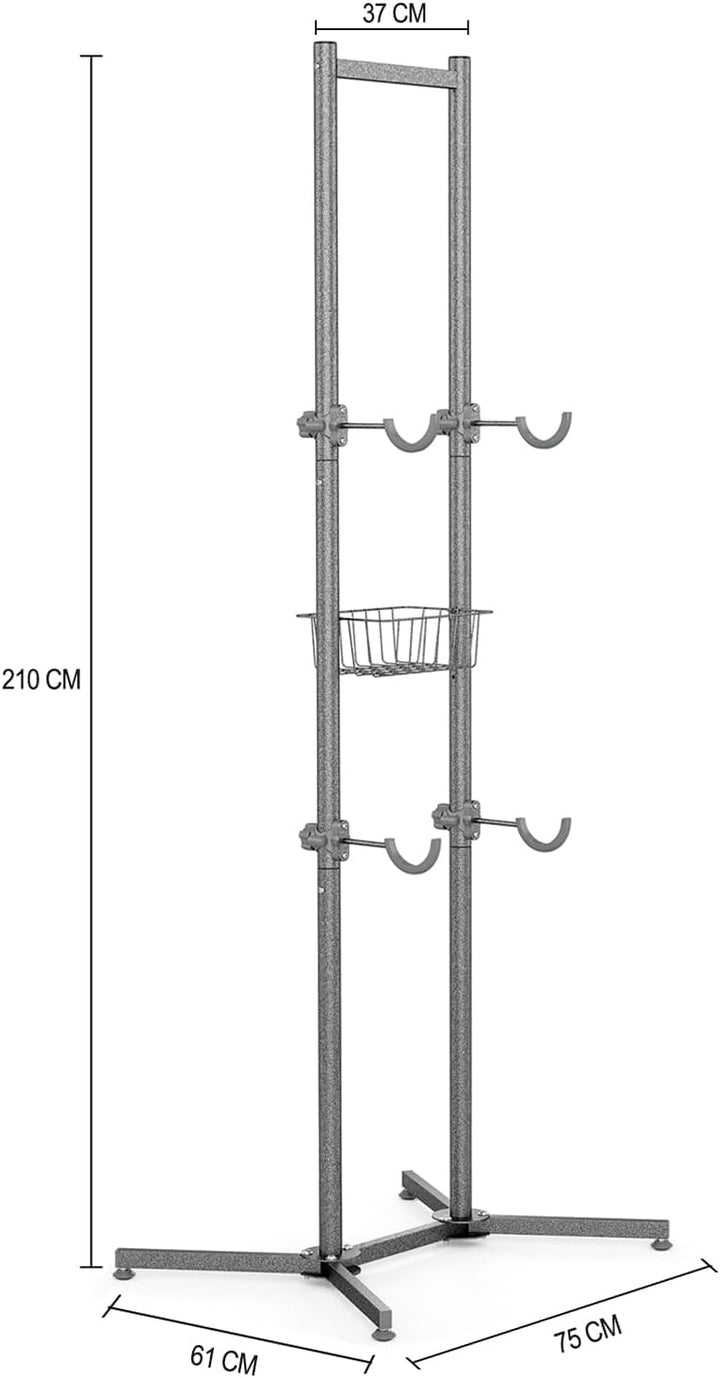 CXWXC Fahrradständer Boden Für 4 Fahrräder Belastbar bis 50kg/110 Pound Fahrrad Ständer Halter Indoo