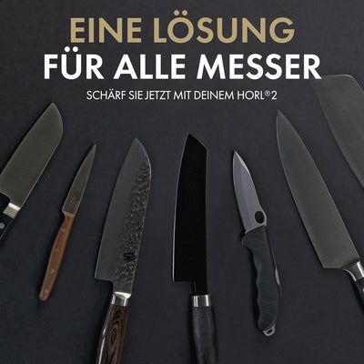 Horl 2 Rollschleifer Nussbaum & Magnetschleiflehre Walnuss, Walnuss