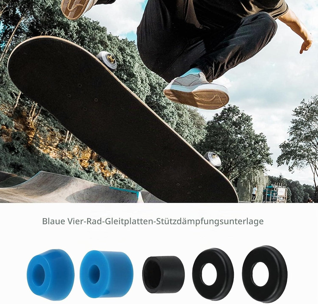 3 Sätze Skateboard Bushings langes Skateboard Truck Bushings Unterlegscheiben Stossdämpfer
