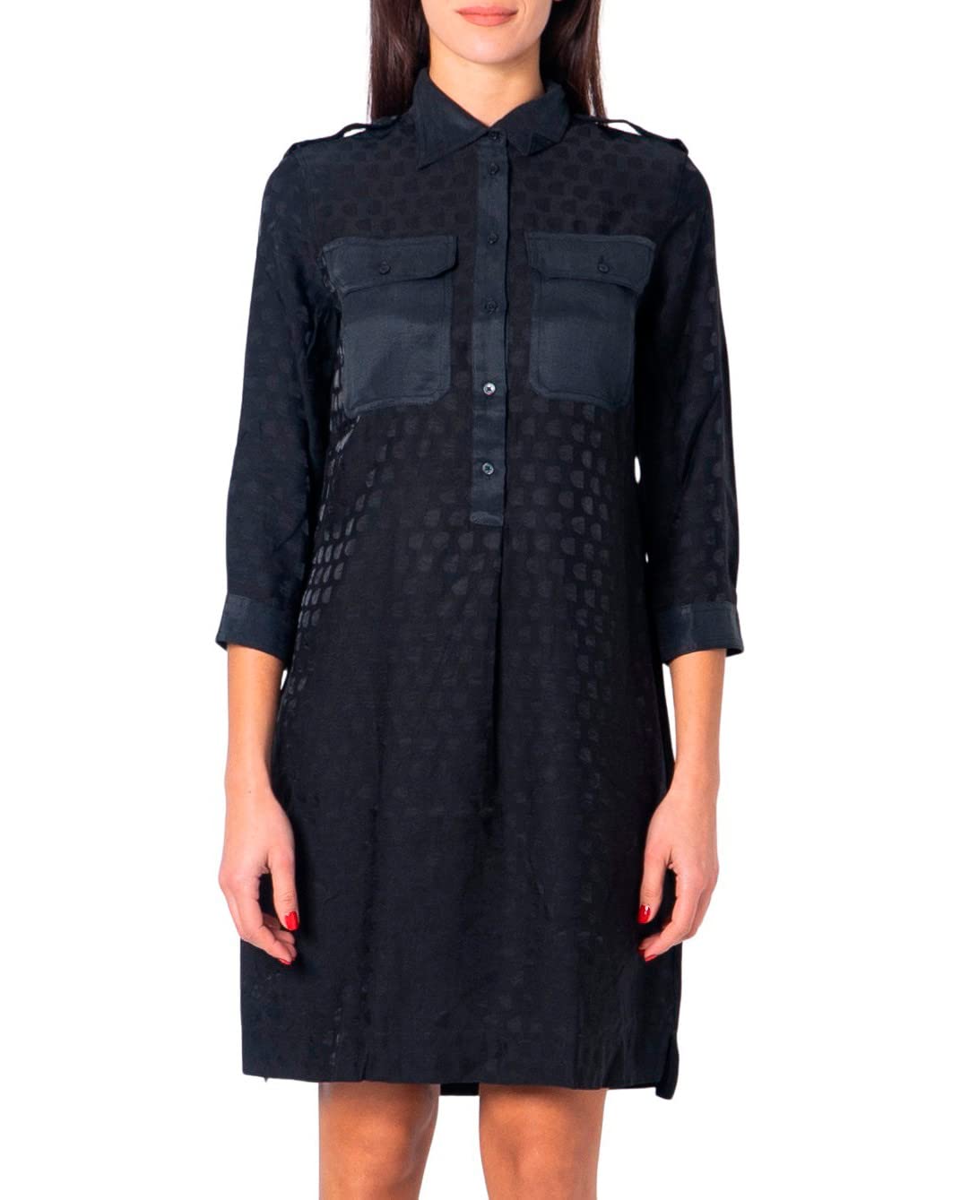 Desigual Damen 20wwvwa6 Kleid, Schwarz, XS