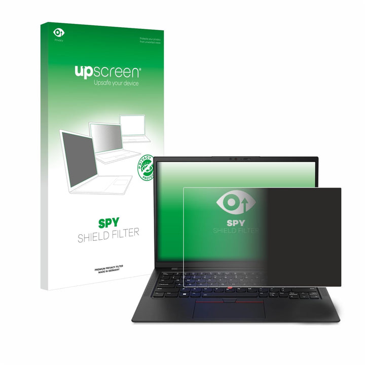 upscreen Blickschutzfilter für Lenovo ThinkPad X1 Carbon 14" Gen 11 Privacy Filter Blickschutzfolie