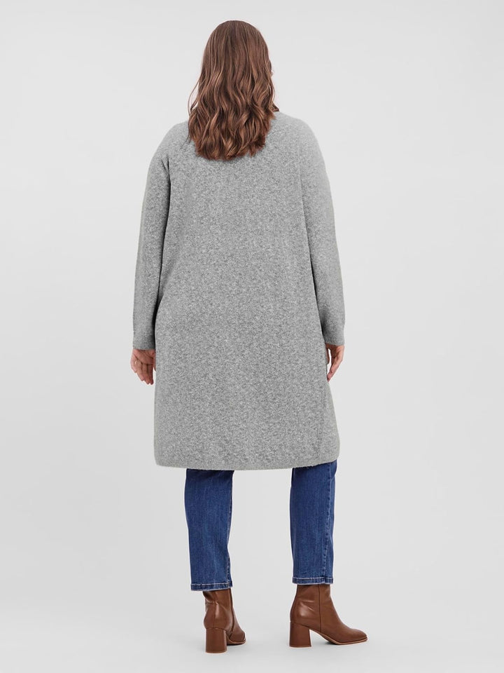 VERO MODA Female Strickjacke VMDOFFY Strickjacke XS Light Grey Melange, XS Light Grey Melange