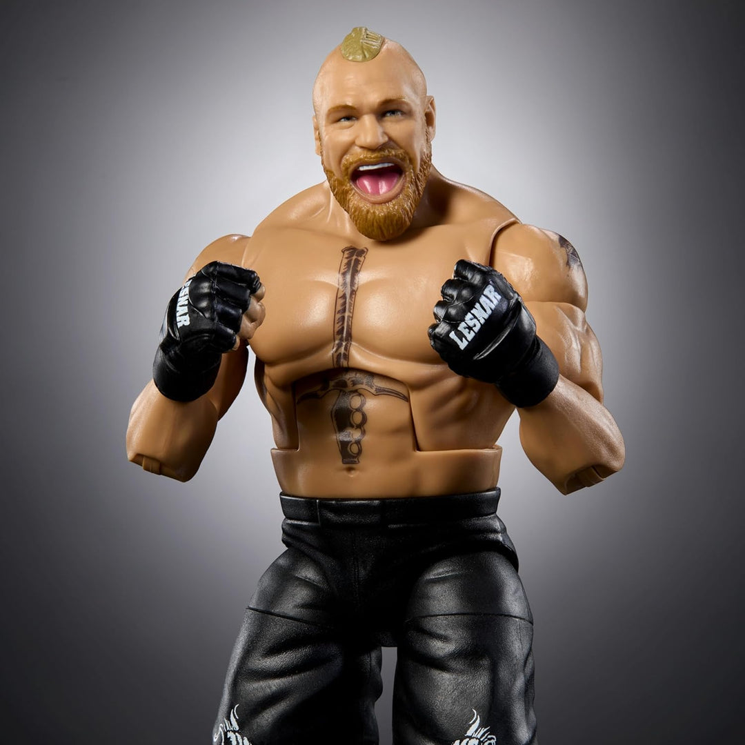Mattel WWE Elite Collection Actionfigur & Zubehör, Serie #108 Brock Lesnar 15,2 cm Sammlerstück mit