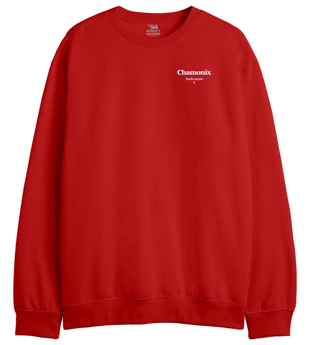 Republic Of California Herren Kapuzenpullover S Rot, S Rot