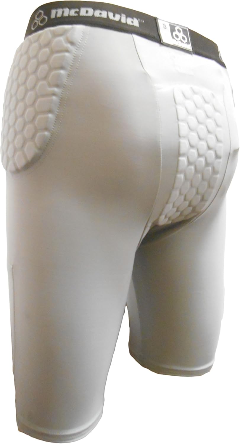 McDavid Fussballhose gepolstert Profimodell XL Grau, XL Grau