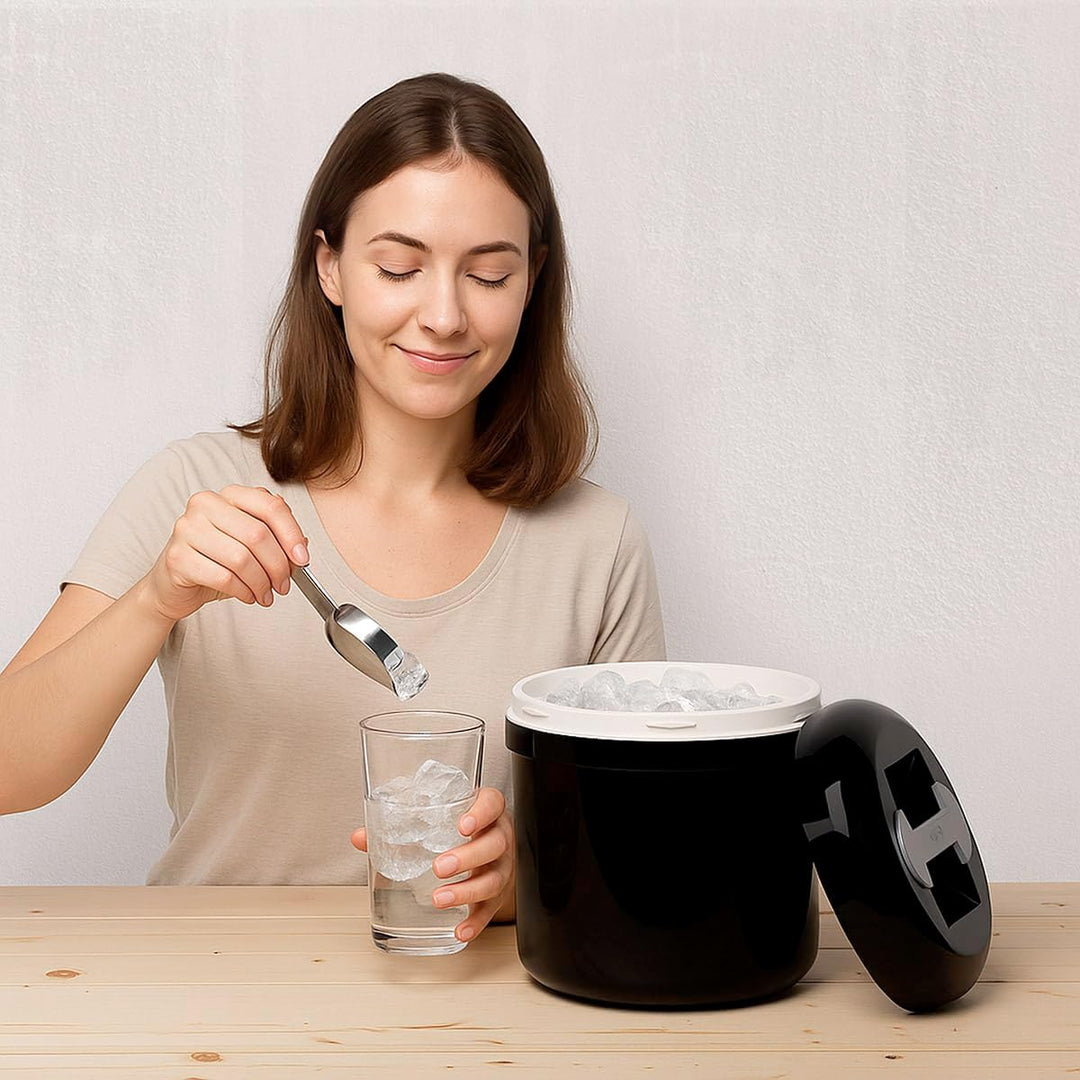 Valira 6213/114 Ice Bucket, 4 Liter, schwarz