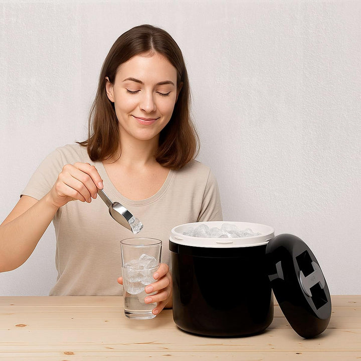 Valira 6213/114 Ice Bucket, 4 Liter, schwarz