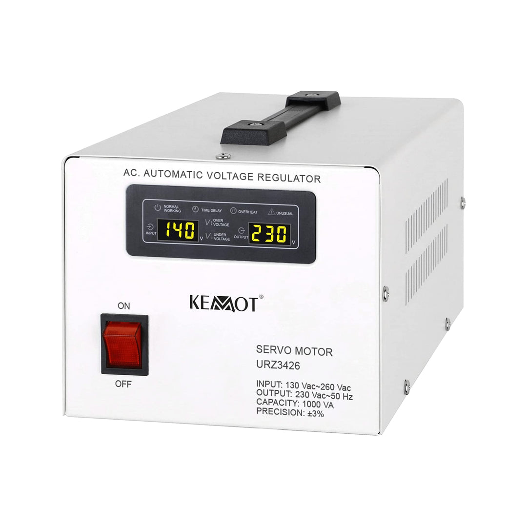 Automatischer Spannungsregler KEMOT MSER-1000 (1000 VA, Servomotor)