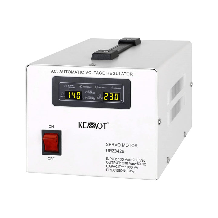 Automatischer Spannungsregler KEMOT MSER-1000 (1000 VA, Servomotor)