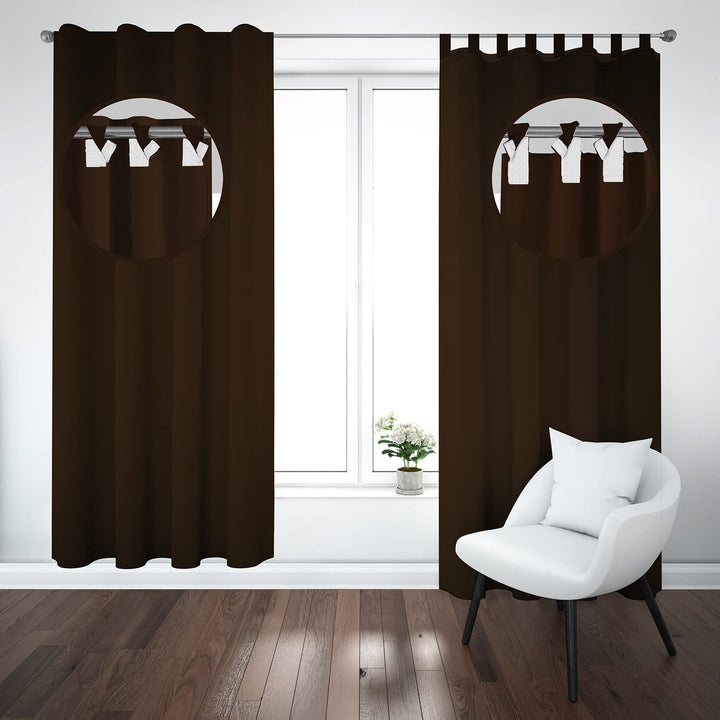 Ferocity Vorhang mit Schlaufen Klettverschluss 1 Stück 250 H x 145 B cm Blickdichte Gardinen Fenster