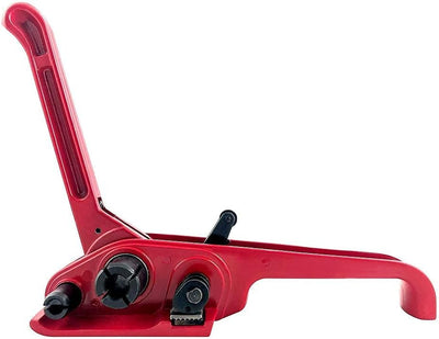 QWORK® Manuelles Umreifungsgerät, für 13mm-19mm PP/PET Kunststoffspanner Umreifungsband Kit 1 Stücke
