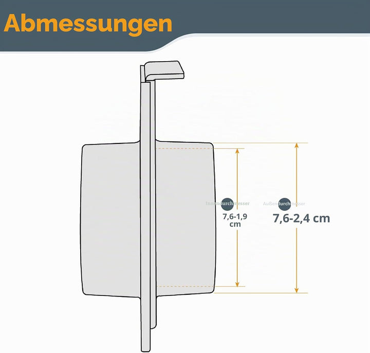 POWERTEC 70133V 6,4 cm Blast Gate für Vakuum 10,2 cm, 6 Stück, 10,2 cm, 6 Stück