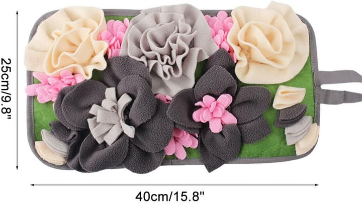 Futtermatte für Kaninchen, Hasen Schnüffelteppich, Schnüffelmatte Kleintiere mit Hängendem Seil für