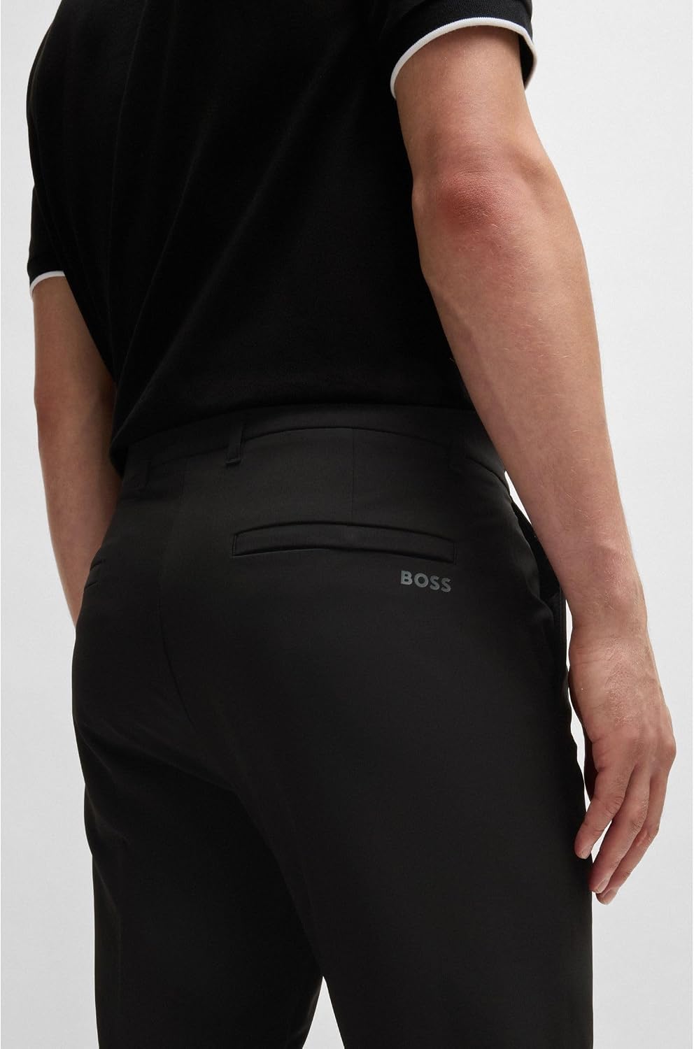 BOSS Herren T_Commuter-reg Trousers Flat Packed 46 Black1, 46 Black1