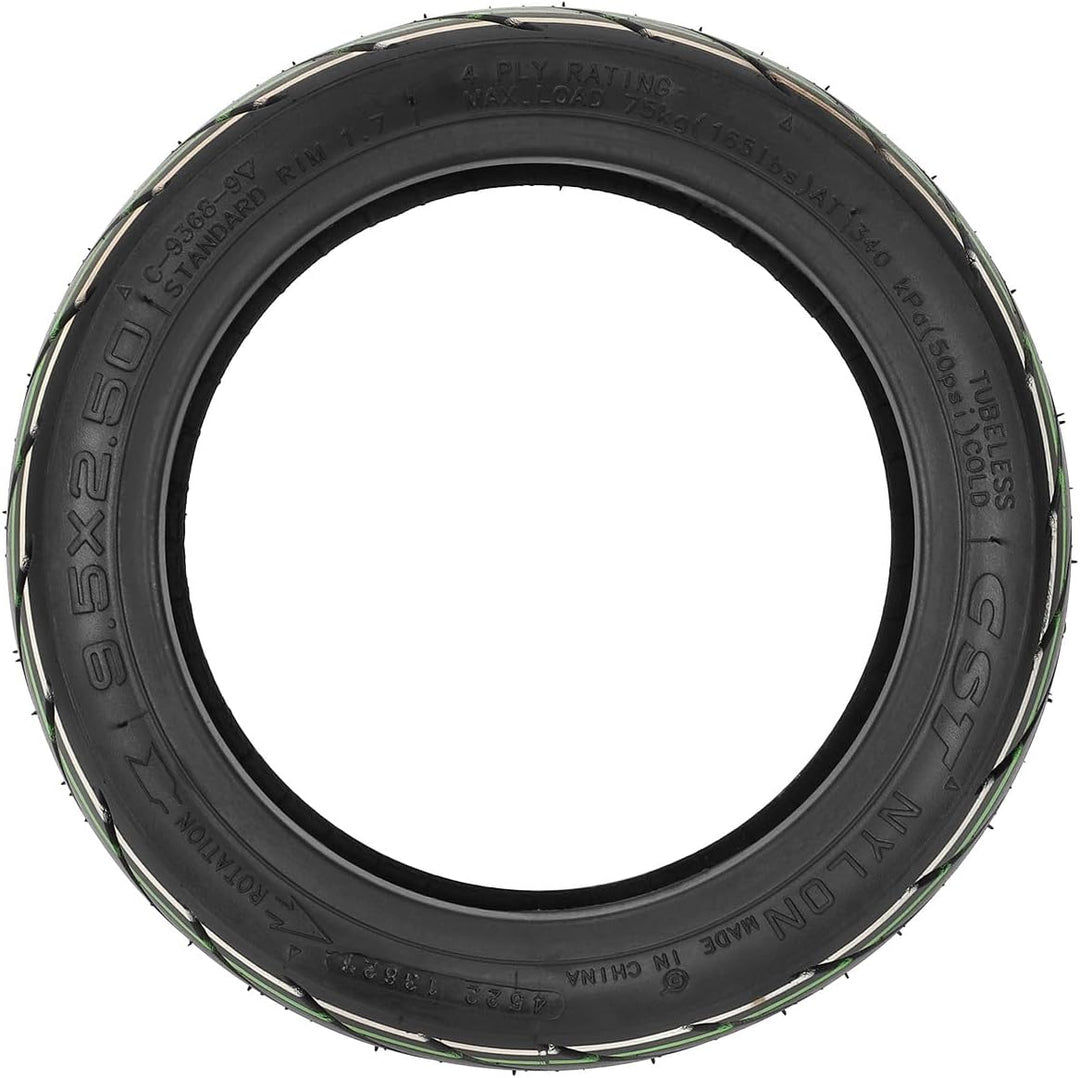 TREFAN 9,5 * 2,50 Reifen, Schlauchloser Reifen für NIU KQi3/Sports/Pro/Max Elektroroller, 9,5-Zoll-V