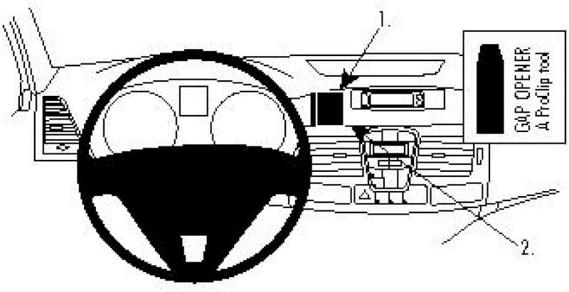 Brodit ProClip 854132 für Renault Laguna Baujahr 2008 - 2015