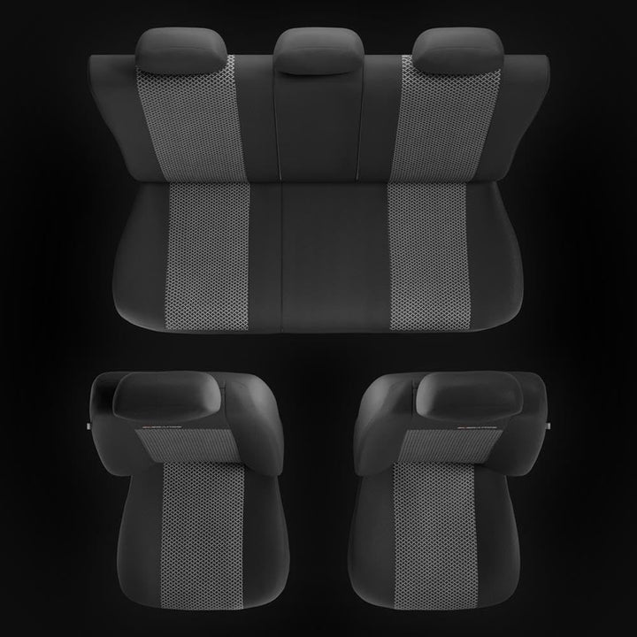 Mossa - Universal Sitzbezüge Auto kompatibel mit Dacia Duster I, II, III (2010- ) - Autositzbezüge S