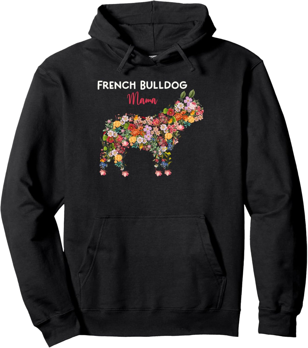 Besuchen Sie Botanical Floral Dog Mom Pullover Hoodie